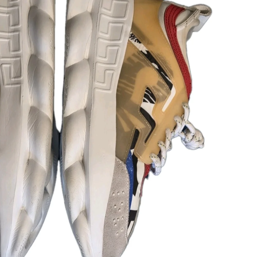 Versace Chain Reaction “Clash” Mixed Color Trainers EU 43 Men's US Size 10 - Picture 8 of 15